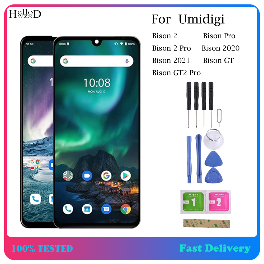Màn Hình LCD Thử Nghiệm 100% Cho Umidigi A15T Bison 2020 2021Bison 2 Bison 2 Pro Bison GT Bison GT2 