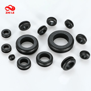 4mm-50mm Hai Mặt Silicon Cắm Lỗ Vít Cao Su Vòng Chữ O Cao Su Grommet Perodua Wira Máy Giặt Cói Bao Bảo Vệ Cáp