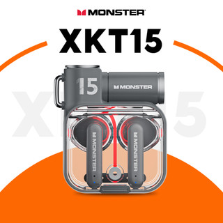  Monster XKT15 Tai nghe không dây Bluetooth Tai nghe thể thao âm thanh nổi Hi-Fi Loa siêu trầm HIFI Âm thanh vòm Bluetooth 5.3 