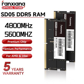  Fanxiang SD05 2 Bộ Nhớ Laptop 32GB DDR5 RAM 5600 MHz 4800 MHz Tương Thích Với AMD Intel 