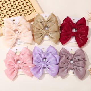 2 Chiếc Dễ Thương Organza Nơ Bé Gái Kẹp Tóc Ngọt Ngào Trẻ Em Barrettes Công Chúa Phụ Kiện Tóc Quà Tặng Bán Buôn
