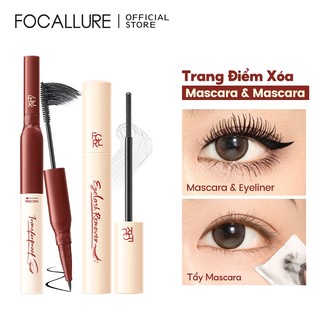Focallure BÓNG TRÊN SẠCH TẮT MASCARA & MASCARA REMOVER COMBO 2 trong 1 12H Longwear Clean Residue-free Nhẹ nhàng trên mắt Nuôi dưỡng & Tăng cường Lashe