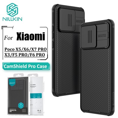 Ốp điện thoại NILLKIN CamShield cho POCO F7 / X7 Pro / F6 / F7 Ốp điện thoại chống sốc chống vân tay