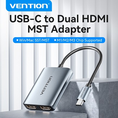 HDMI Bộ chuyển đổi Vention USB sang HDMI 1080p @ 60hz thích hợp cho Macbook Pro Ipad laptop máy chiếu