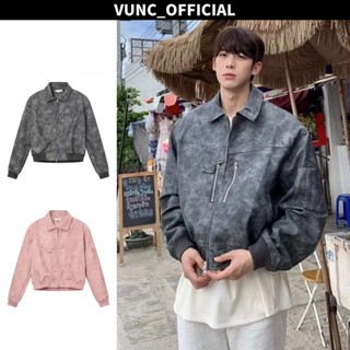 Áo khoác nam VUNC xu hướng retro Mỹ thời trang thiết kế thích hợp áo khoác ve áo