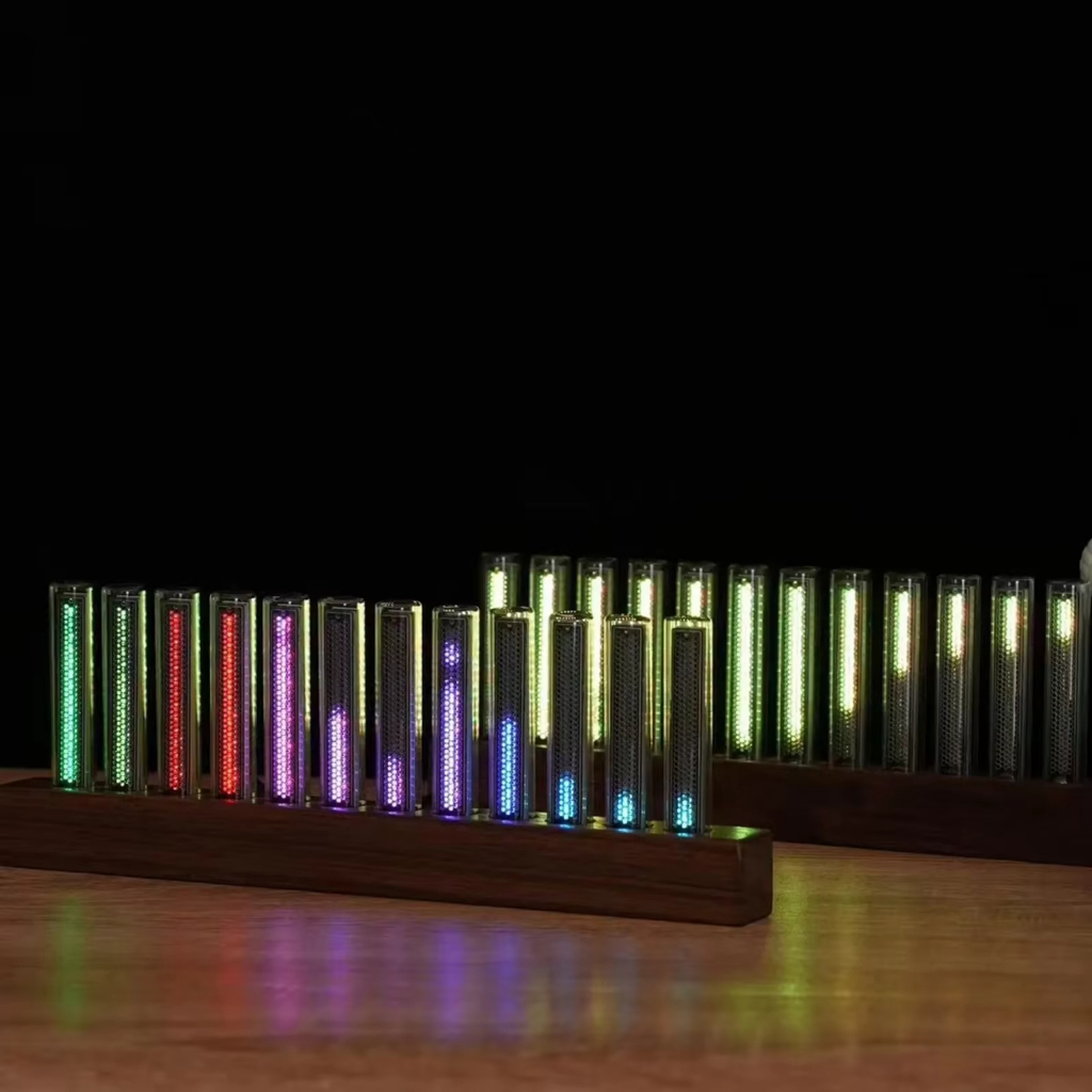 Phát Sáng Nixie Ống Đèn RGB Để Bàn Trang Trí Đèn Đồng Hồ Kỹ Thuật Số Cho Phòng Chơi Game Phòng Ngủ T