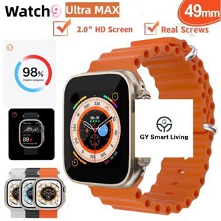 Đồng hồ thông minh T900 Ultra Bluetooth Gọi 2.09 Thông tin Đẩy Miễn phí S9 Huyết áp Oxy Máu Thể thao Chạy Vòng tay chống nước Đồng hồ 9