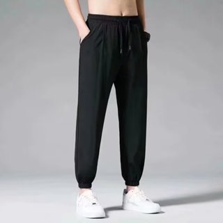 Mùa Hè Mỏng Nhanh Khô Băng Lụa Quần Legging Nam Phiên Bản Hàn Quốc Hợp Thời Trang Rời Thể Thao Nam m-3xl