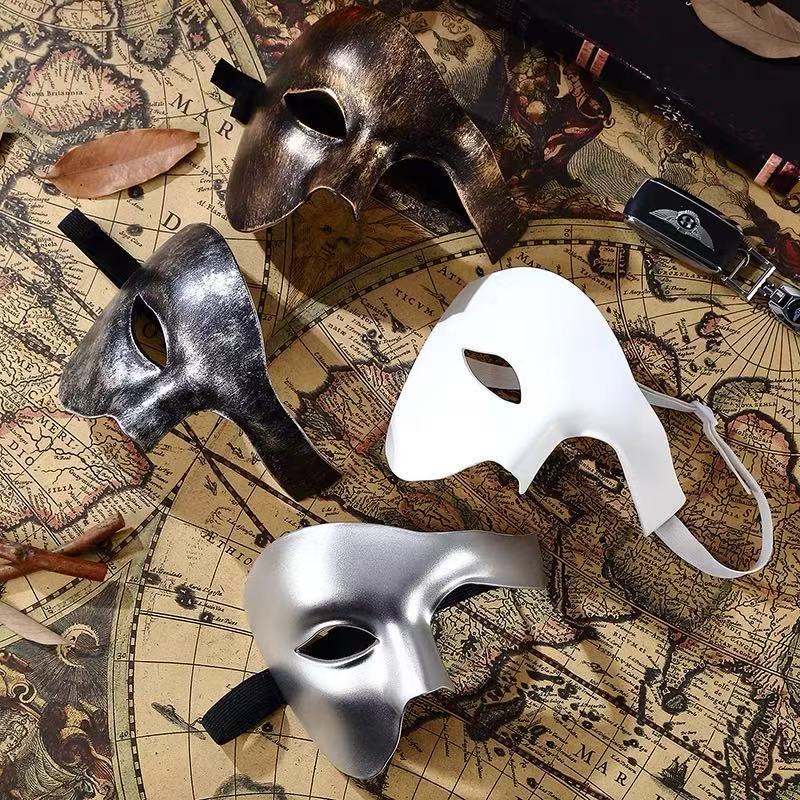 Đảng Venice Hóa Trang Đảng Trang Phục Tiệc Halloween Lễ Hội Phục Sinh Nửa Mặt Bí Ẩn Phantom Opera Ma