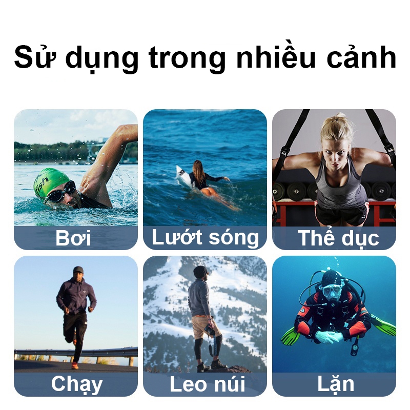 Tai nghe Bluetooth SPRISE X7 bơi dẫn truyền xương có chức năng MP3 không trong tai có âm thanh nổi vòm chống nước sâu IPX8 Bluetooth 5.3 | BigBuy360 - bigbuy360.vn