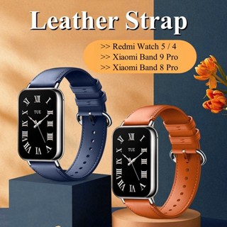 Dây Da Cho Xiaomi Mi Band 9 Pro / 8 Pro / Redmi Watch 5 4 Đồng Hồ Thông Minh Thay Thế Dây Đeo Tay Cho Xiaomi Mi Smart Band 8Pro 9Pro Redmi Watch5 Watch4 Vòng Tay