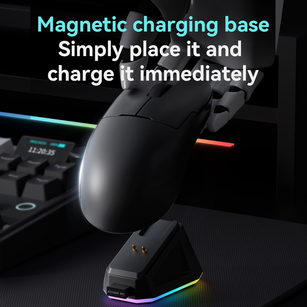 Chuột chơi game kết nối ba chế độ AJAZZ AJ159P MC PAW311 với pin 400mAh | BigBuy360 - bigbuy360.vn