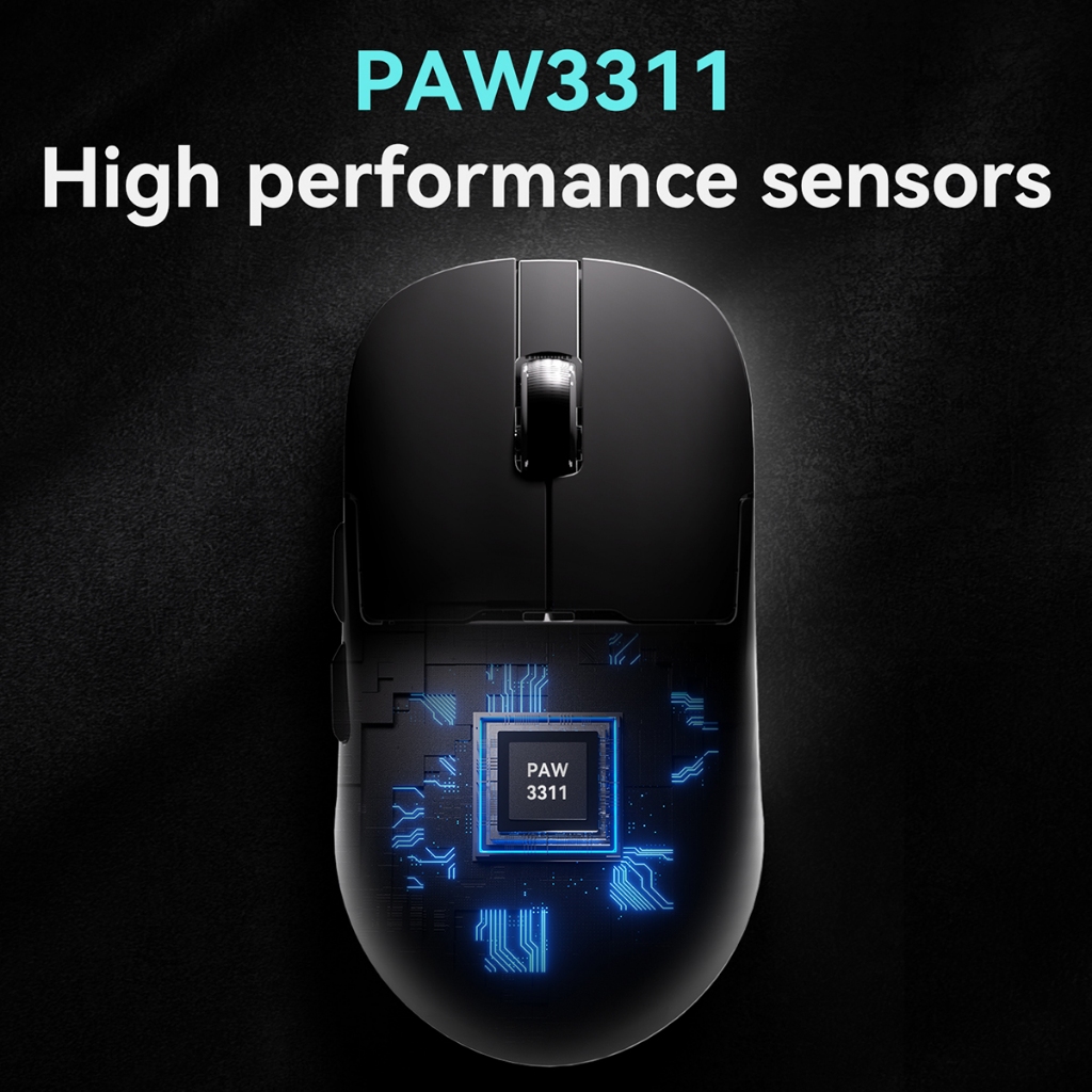 Chuột chơi game kết nối ba chế độ AJAZZ AJ159P MC PAW311 với pin 400mAh | BigBuy360 - bigbuy360.vn