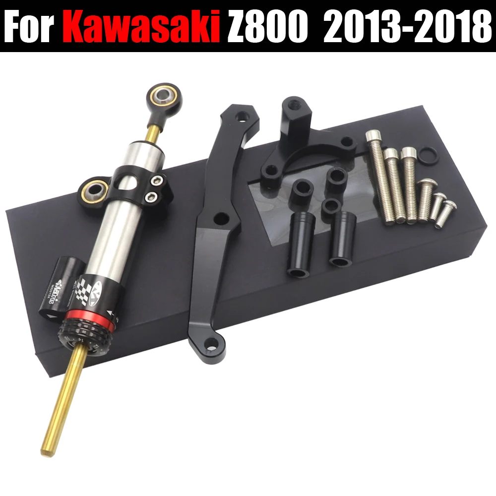 Thích hợp cho Kawasaki z800 Z 800 z800 2013-2018 Giảm Chấn Thiết Bị Bộ Giá Đỡ Lái Ổn Định Giảm Chấn 