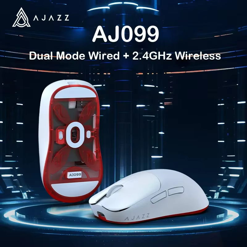 Ajazz AJ099 Chuột Chơi Game Không Dây 2.4GHz Công Thái Học Lập Trình Nút Chuột Máy Tính Cho PC Game Thủ Laptop Máy Tính Để Bàn | BigBuy360 - bigbuy360.vn