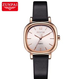 ZUNPAI 243 Đồng hồ nữ Chính hãng Chống nước Dây thép Đeo tay Độc lạ Đẹp Đồng hồ nữ cơ kim Dây da