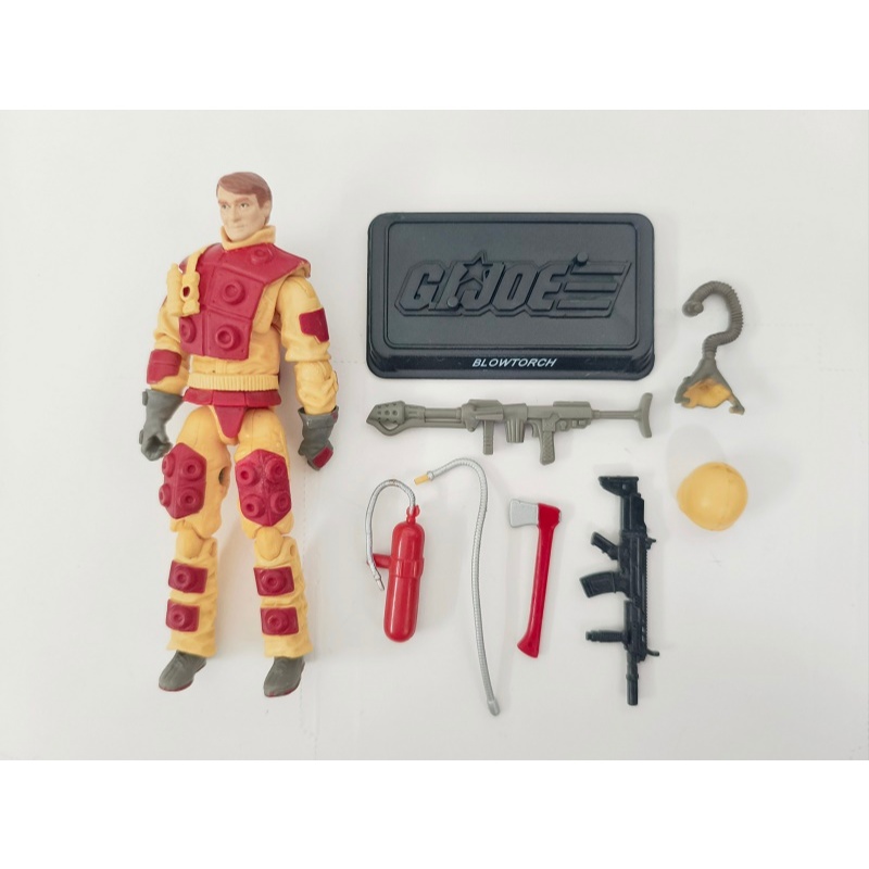 3.75 "GI Joe Pursuit of Cobra Blowtorch Flamethrow Nhân vật hành động KHÔNG Hộp
