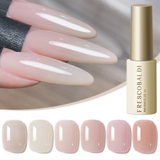 Frescobaldi Sơn bóng gel Gel màu nude màu đỏ rượu 6 CÁI Bộ Làm Móng Tay Mới Burgundy Trắng Nguyên Chất Khỏa Thân Hồng Nâu Sơn Móng Tay Gel Màu Phổ Biến Đỏ Mờ Xanh Dương Hàng Ngày Bộ Salon Móng Tay Gel chống trầy không độc hại DIY tại nhà