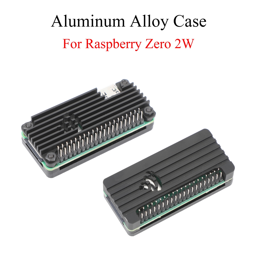 Vỏ Raspberry Pi Vỏ Hợp Kim Nhôm Vỏ Bảo Vệ Làm Mát Cho Raspberry Pi Zero 2 W