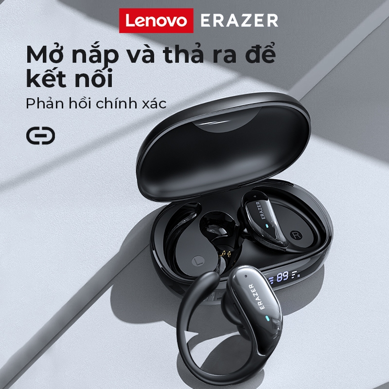 Tai nghe Bluetooth Lenovo ER XT80 Pro AI bị lỗi Tai nghe không dây loại bỏ tiếng ồn thông minh ANC chờ 180 giờ | BigBuy360 - bigbuy360.vn