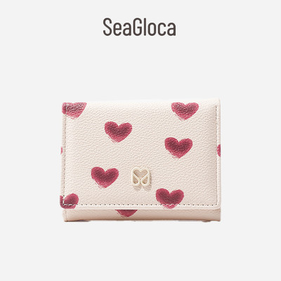 Seagloca Ngắn Tình Yêu Ngày Lễ Tình Nhân Ví Hạn Chế Mới Đa Năng Dành Cho Nữ 01