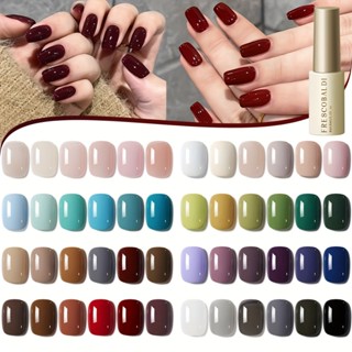Frescobaldi Gel sơn móng Gel màu nude màu đỏ rượu 6 bộ màu trơn --- sơn móng tay mới phổ biến màu trơn san lấp mặt bằng hàng ngày móng tay DIY quà tặng Gel bền màu không độc hại