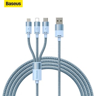 Dây cáp sạc BASEUS 3 trong 1 thích hợp cho Phone 3.5A Samsung Xiaomi