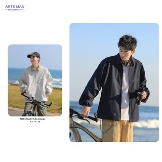  áo khoác nam Artsman xanh thẫm chất lượng cao Unisex Local Brand