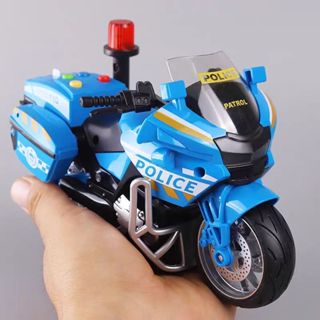  Âm Nhạc Xe Máy Mô Hình Trẻ Em Quán Tính Đồ Chơi Ô Tô Chiếu Sáng Xe Ô Tô Quà Tặng 