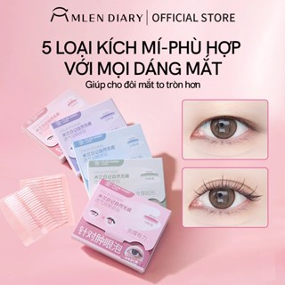 Mlen Diary Dán mắt hai mí Phù hợp với 5 loại mắt Tự nhiên Tự nhiên Trong suốt Vô hình Không phản chiếu Cao cấp thuận tiện Phù hợp với phụ nữ