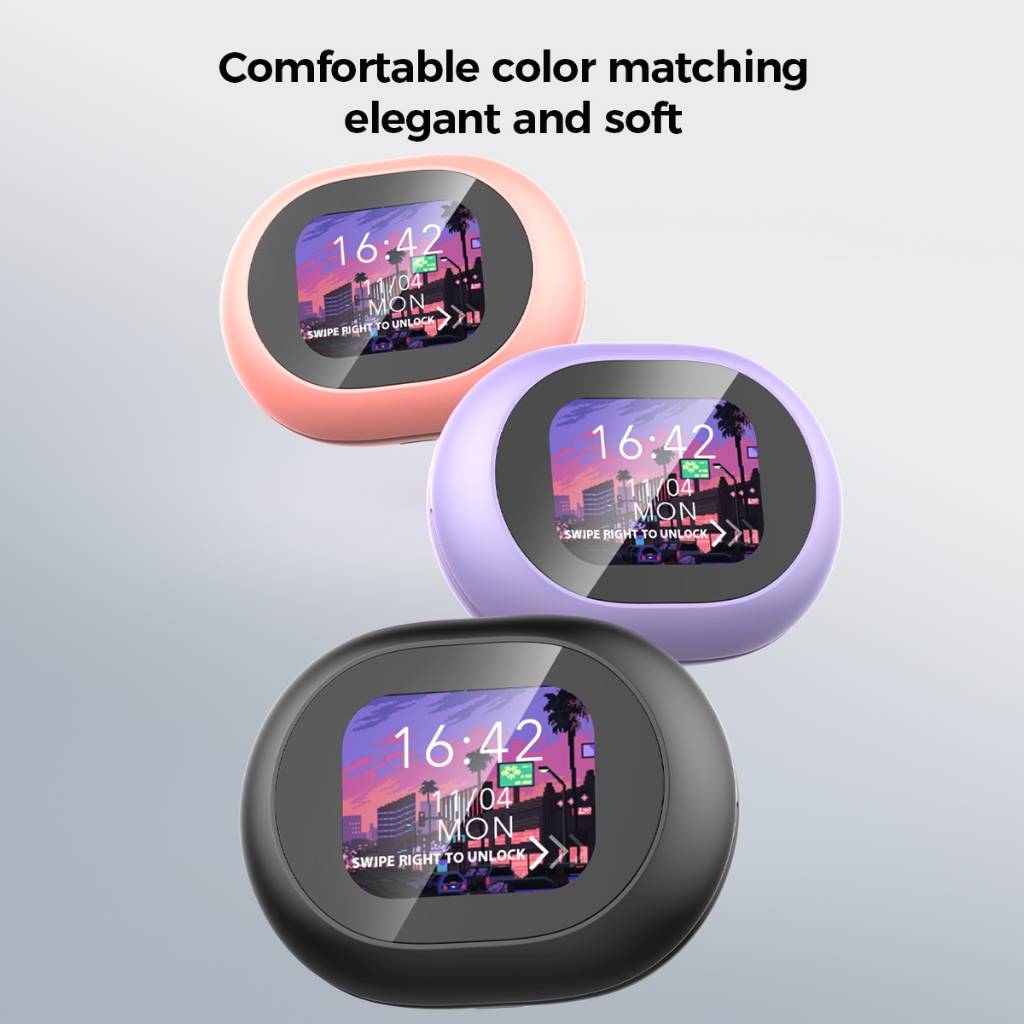 MINISO MS188 Máy dịch thời gian thực Al Smart Tai nghe không dây Bluetooth 5.4 Với màn hình cảm ứng LED Tai nghe nhét tai dành cho doanh nhân Với micrô Chống nước IPX5 | BigBuy360 - bigbuy360.vn