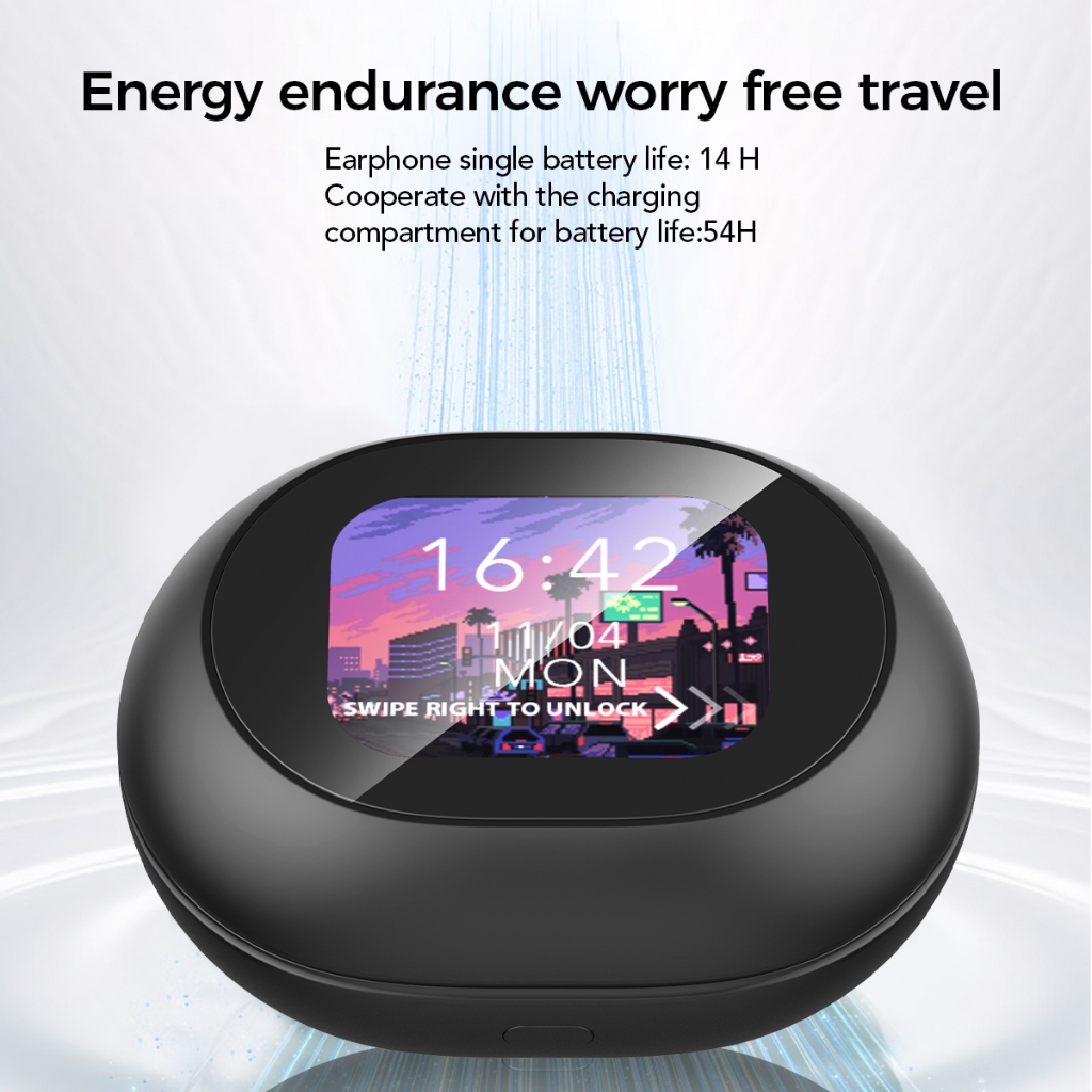 MINISO MS188 Máy dịch thời gian thực Al Smart Tai nghe không dây Bluetooth 5.4 Với màn hình cảm ứng LED Tai nghe nhét tai dành cho doanh nhân Với micrô Chống nước IPX5 | BigBuy360 - bigbuy360.vn