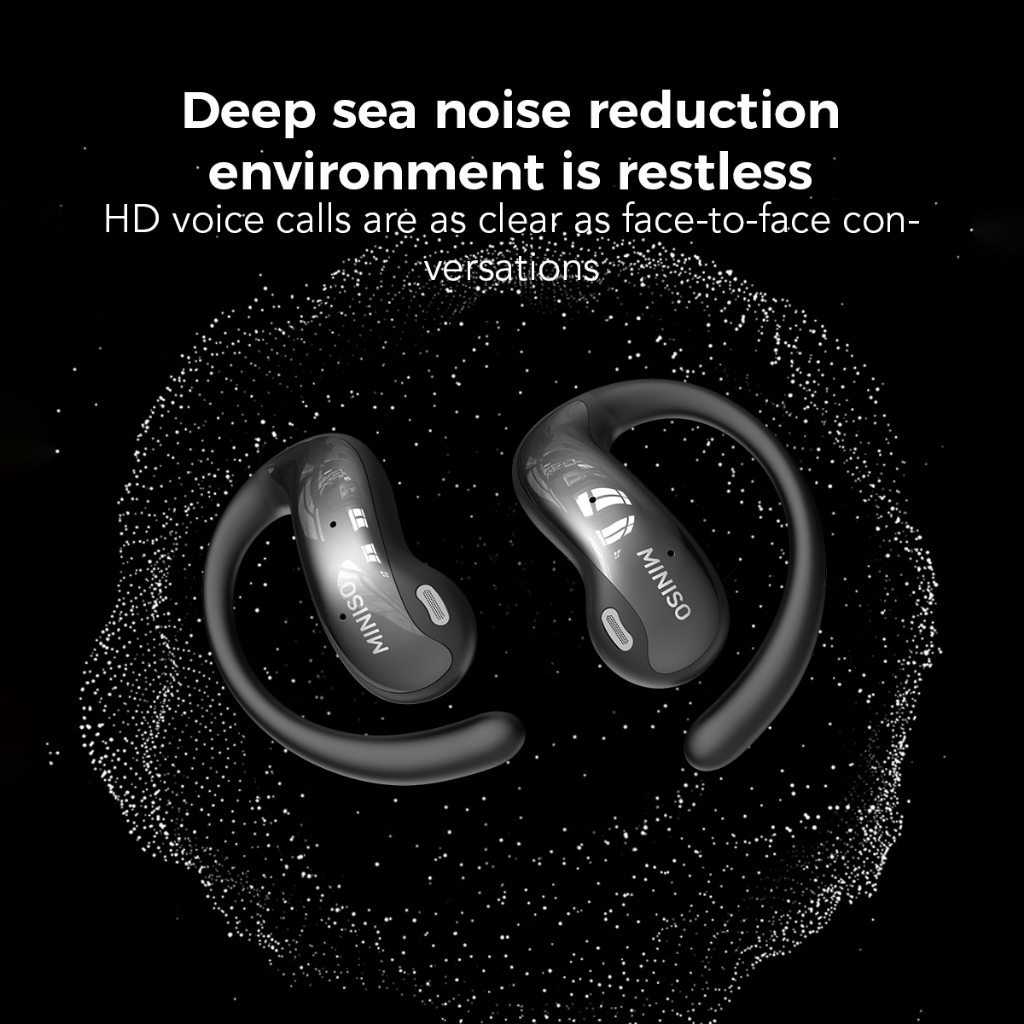 MINISO MS188 Máy dịch thời gian thực Al Smart Tai nghe không dây Bluetooth 5.4 Với màn hình cảm ứng LED Tai nghe nhét tai dành cho doanh nhân Với micrô Chống nước IPX5 | BigBuy360 - bigbuy360.vn