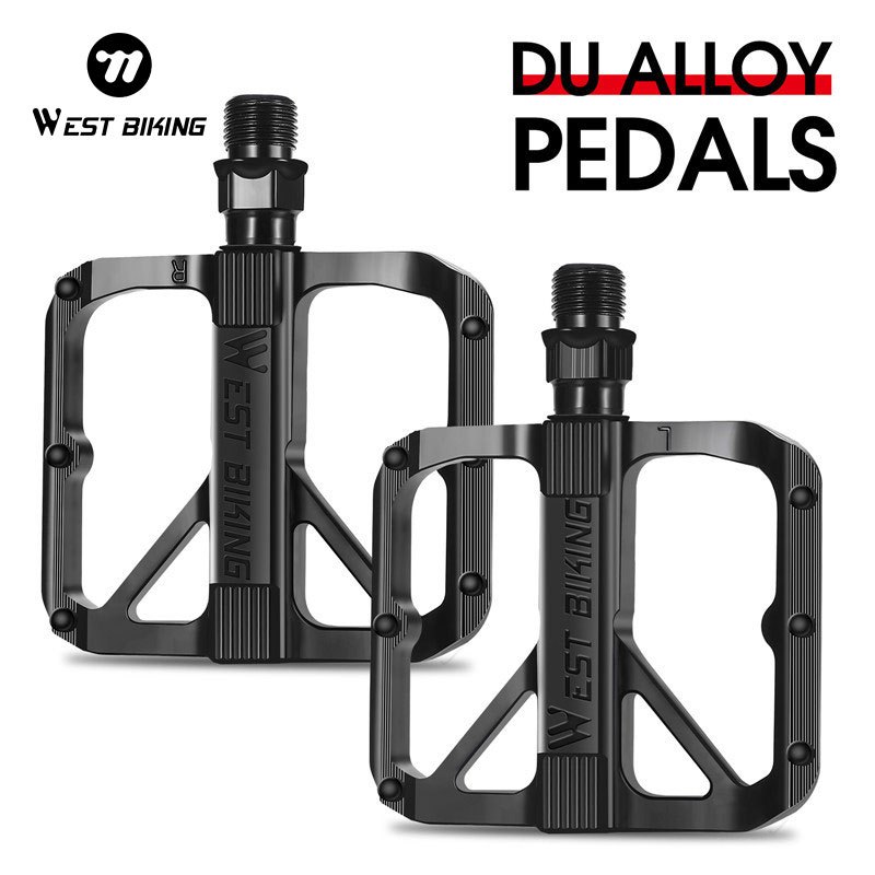 [Mã CLS2403F giảm 30k đơn 150k] WEST BIKING Bàn Đạp Bằng Hợp Kim Nhôm Siêu Nhẹ Chống Trượt Cho Xe Đạ