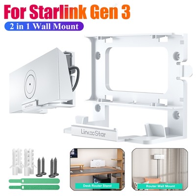 Starlink Gen 3 Bộ định tuyến Giá đỡ điện Giá đỡ tường Giá đỡ bàn gắn trên bộ Internet StarLink