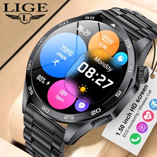 Đồng hồ thông minh LIGE Nam Bluetooth IP68 Theo dõi thể thao chống nước Nhịp tim