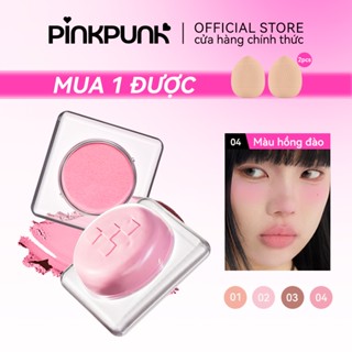 Phấn má hồng PinkPunk đơn sắc làm sáng da trang điểm tự nhiên 3 màu tùy chọn 5g