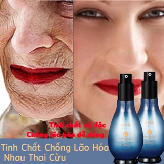 Tinh Chất Nhau Thai Cừu Tinh chất chống nhăn Serum Dưỡng Trắng Da100ml Làm tăng hiệu quả da mặt, nâng đường viền mặt, chăm sóc làm trắng và giữ ẩm