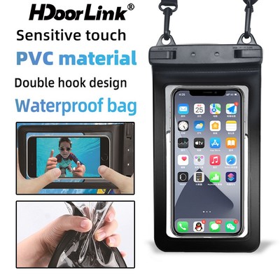 Hdoorlink Đa Năng Chống Nước Túi Điện Thoại Ốp Lưng Bơi Dưới Nước Trong Suốt Túi Khô Cho Trượt Tuyết Lặn Đi Bộ Đường Dài Đi Xe Đạp Cắm Trại Ngoài Trời