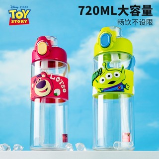 Disney Bình nước nhựa tritan 460-610ml không gỉ nước, chịu nhiệt, an toàn cho trẻ