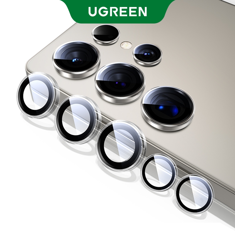 Kính bảo vệ ống kính máy ảnh UGREEN cho Samsung S25 Ultra Full Lens Glass