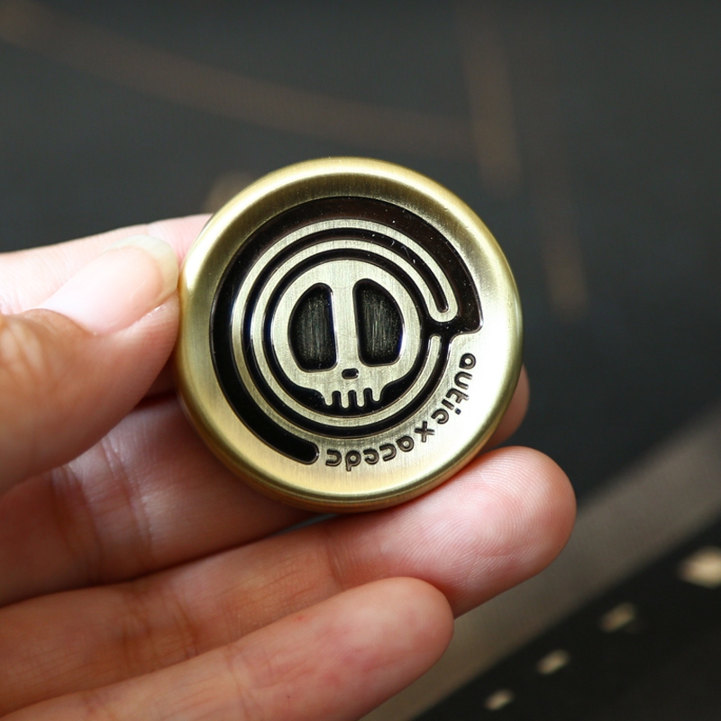 Quỷ Nắp Sữa Kim Loại EDC Thần Tài Đồ Chơi Từ Tính Tiền Xu Haptic EDC Người Lớn Tự Kỷ Đồ Chơi Cảm Giá