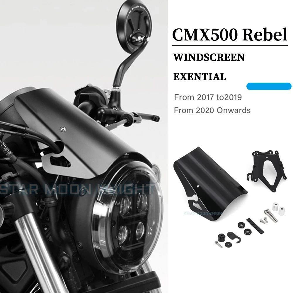 Phụ Kiện Xe Máy Màn Hình Gió Cho HONDA CMX500 CMX 500 REBEL 2017 - 2021 Kính Chắn Gió Cho Kính Chắn 