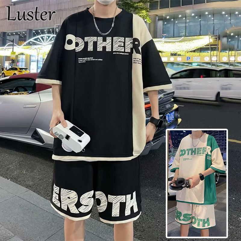 Bộ đồ nam mùa hè, bộ đồ nam, bộ đồ thể thao, bộ đồ nam ngoại cỡ, bộ đồ nam, áo thun nam, quần short 