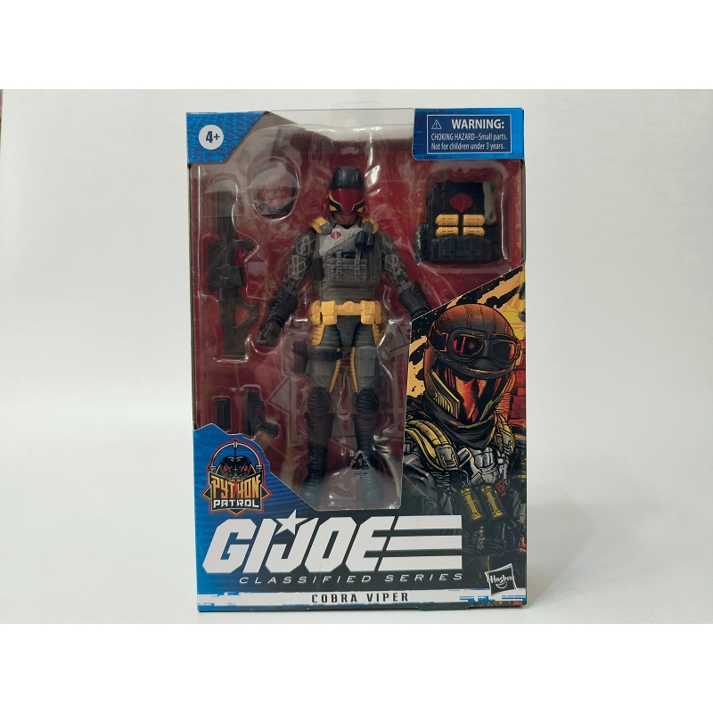 6 "Gi Joe Classified Series Cobra Viper PVC Đồ chơi nhân vật hành động có hộp