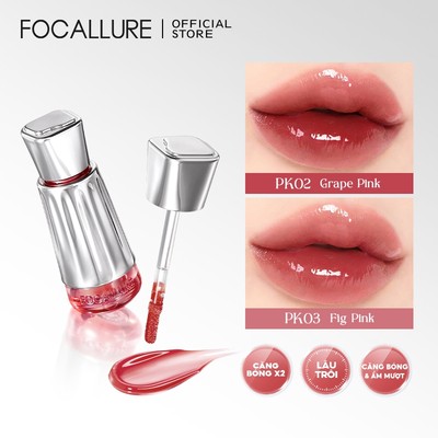 Focallure Gương 3D Dewy Tint Glowy Plump Nhẹ Trần Trượt Cảm Giác Không Dính 3G