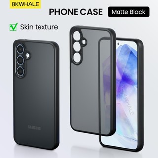 Ốp điện thoại mờ BKWHALE cho Samsung Galaxy A55 A54 A35 A34 A25 A24 A15 A14 A56 A36 A26 A16 A06 A17 A07 S25FE S24FE S23FE S25 + S22 Ultra S25Edge M55 Vỏ cứng trong suốt