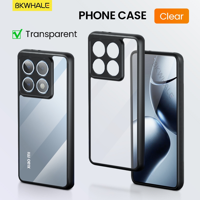Ốp điện thoại mờ BKWHALE cho Xiaomi 14T Pro 13T 15T Pro 15S Pro 17 Pro Max 15 14 Ultra 13 Xiaomi Poc