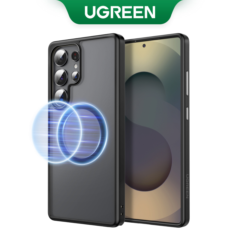Ugreen Từ Tính Trong Suốt Chống Sốc Pha Lê Từ Tính Bảo Vệ Trong Suốt Vỏ Điện Thoại Mềm Cho Samsung G