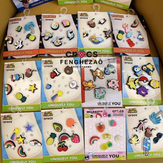 <4 ngày giao hàng>JIBBITZ SET CHARM CROCS chính hãng,Bộ charm gắn dép croc ,phụ kiện hoa , charm dép crocs ,sticker dép crocs,giày vui nhộn DIY hoạt hình dễ thương,crocs phụ kiện,bộ charm gắn dép crocs set chính hãng